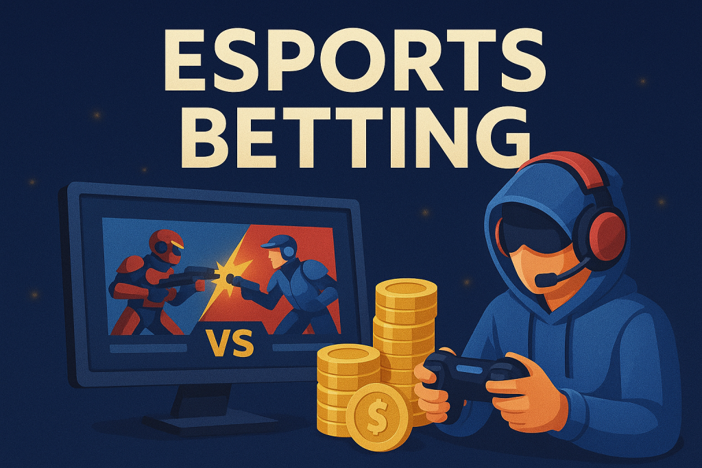 Jogadores competindo em torneio de eSports