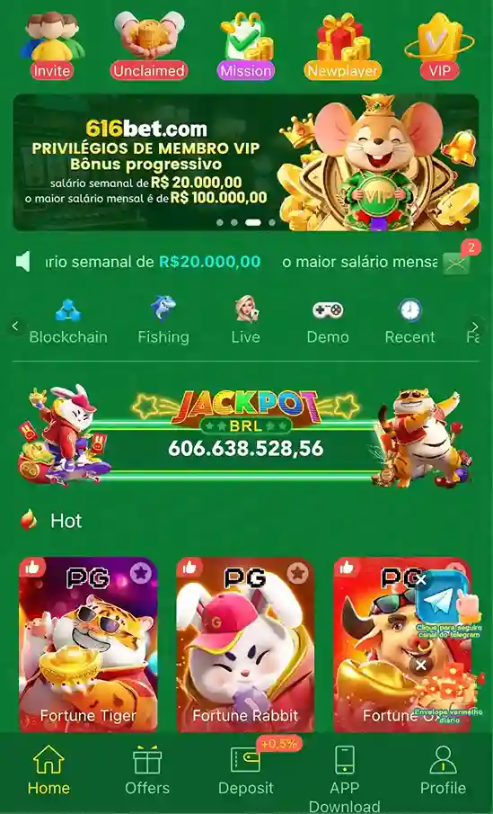 Aplicativo móvel 616BET cassino